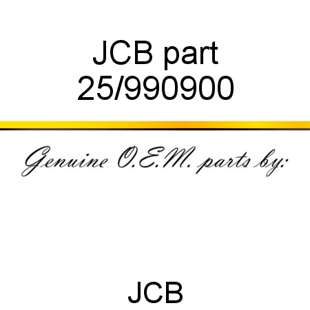 JCB part 25/990900