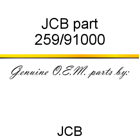 JCB part 259/91000
