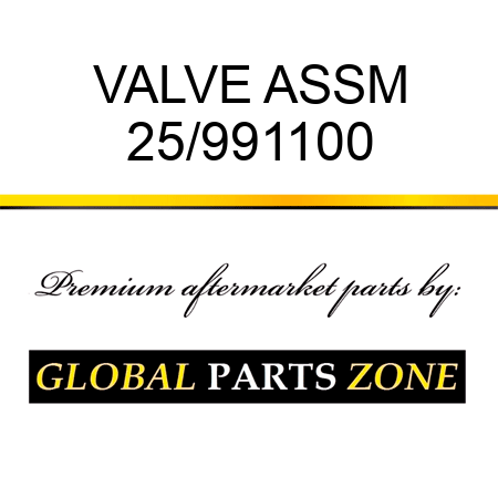 VALVE ASSM 25/991100