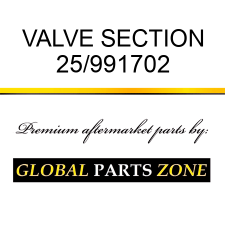 VALVE SECTION 25/991702