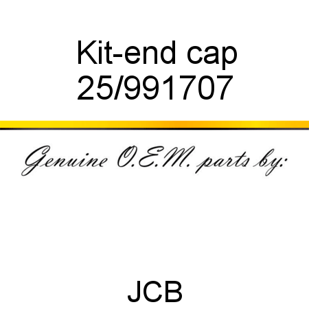 Kit-end cap 25/991707