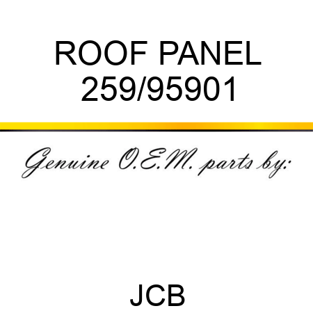 ROOF PANEL 259/95901