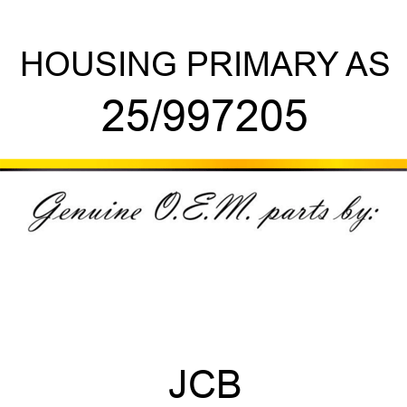 HOUSING PRIMARY AS 25/997205