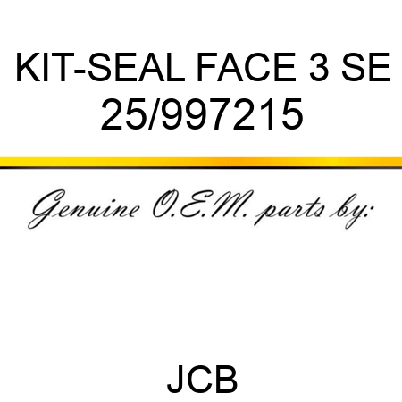 KIT-SEAL FACE 3 SE 25/997215