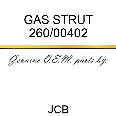 GAS STRUT 260/00402