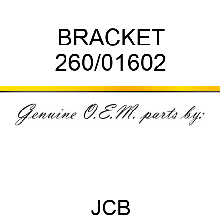 BRACKET 260/01602