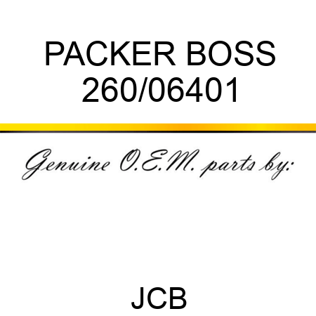 PACKER BOSS 260/06401