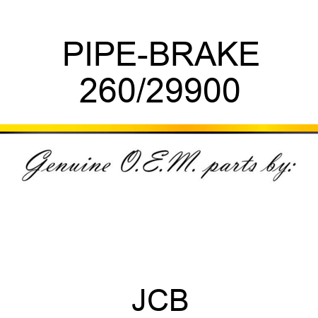 PIPE-BRAKE 260/29900