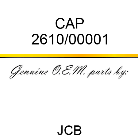 CAP 2610/00001