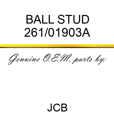 BALL STUD 261/01903A