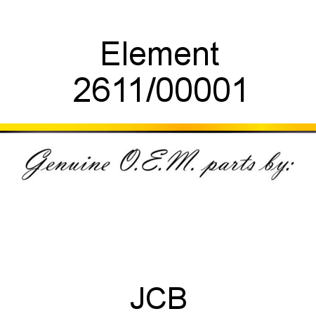 Element 2611/00001