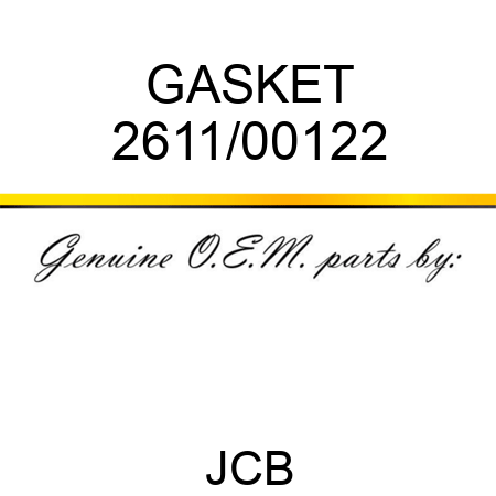 GASKET 2611/00122