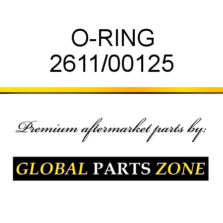 O-RING 2611/00125