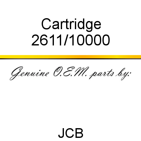 Cartridge 2611/10000