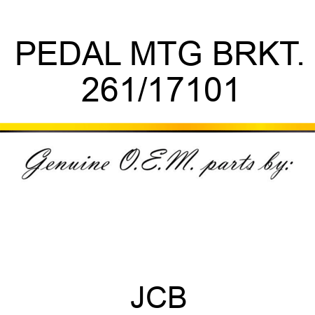 PEDAL MTG BRKT. 261/17101