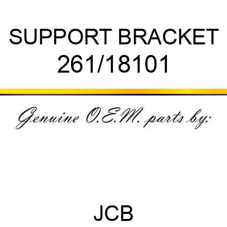 SUPPORT BRACKET 261/18101