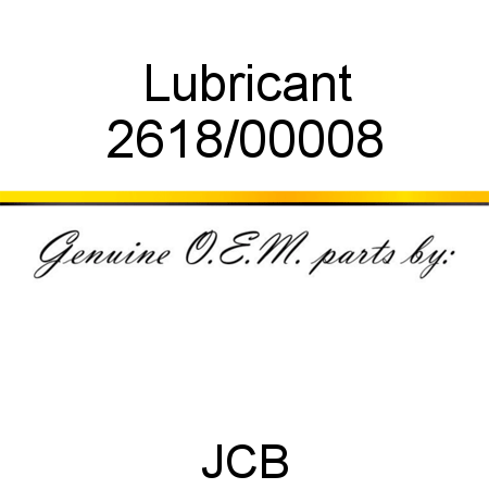 Lubricant 2618/00008