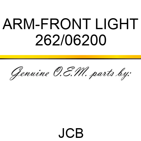 ARM-FRONT LIGHT 262/06200