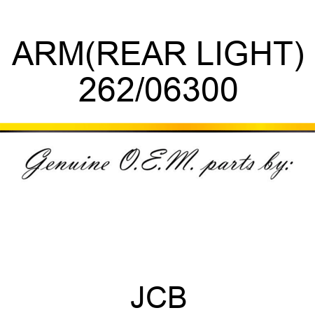 ARM(REAR LIGHT) 262/06300