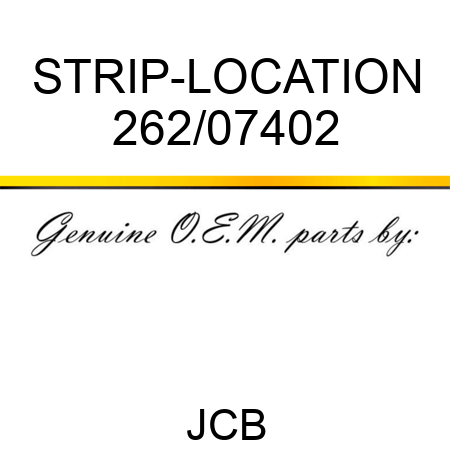 STRIP-LOCATION 262/07402