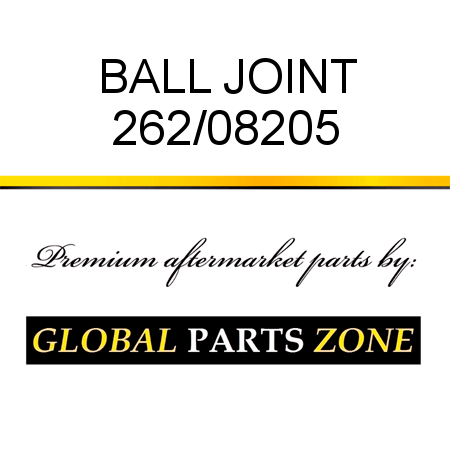BALL JOINT 262/08205