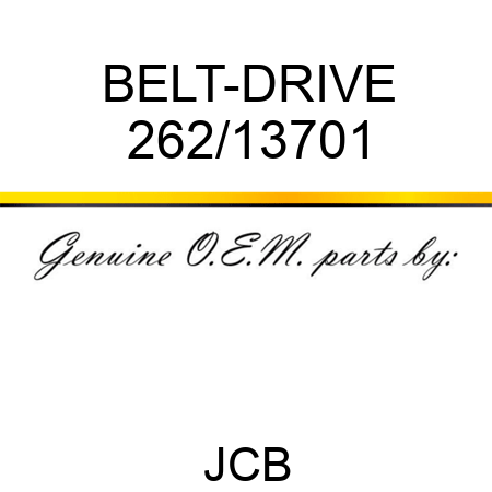 BELT-DRIVE 262/13701