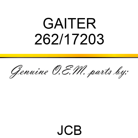 GAITER 262/17203
