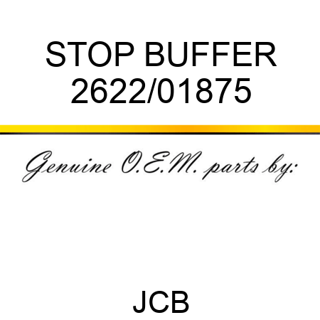 STOP BUFFER 2622/01875