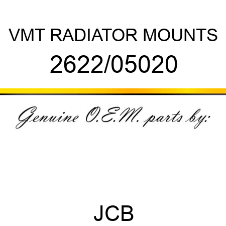 VMT RADIATOR MOUNTS 2622/05020