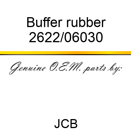 Buffer rubber 2622/06030