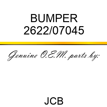 BUMPER 2622/07045