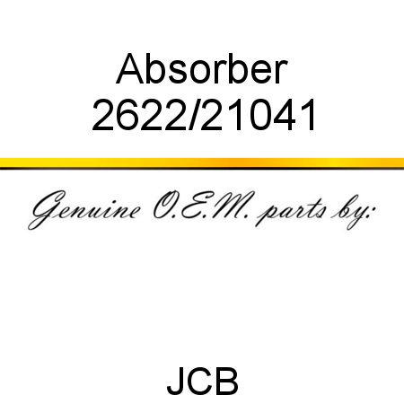 Absorber 2622/21041