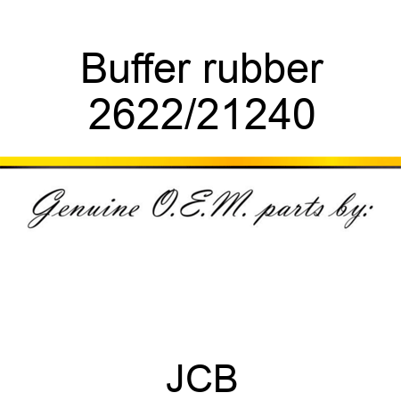 Buffer rubber 2622/21240