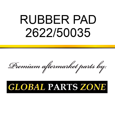 RUBBER PAD 2622/50035