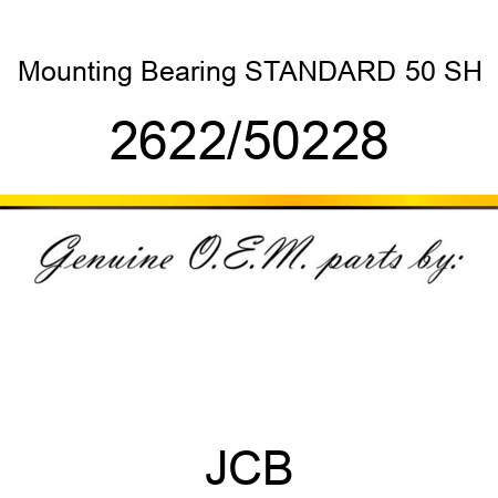 Mounting, Bearing STANDARD, 50 SH 2622/50228
