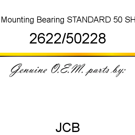 Mounting, Bearing STANDARD, 50 SH 2622/50228