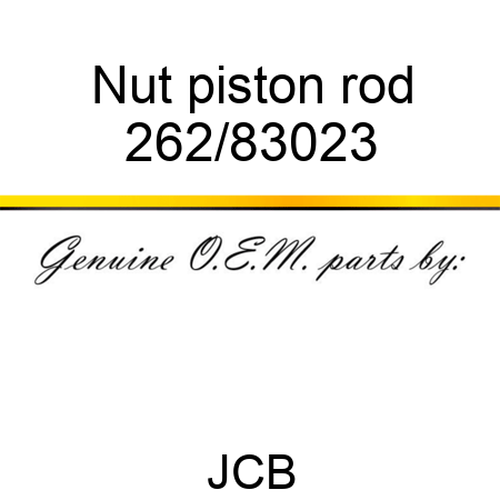 Nut piston rod 262/83023
