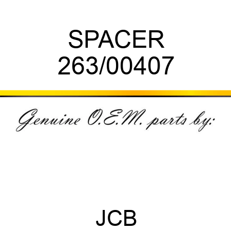SPACER 263/00407