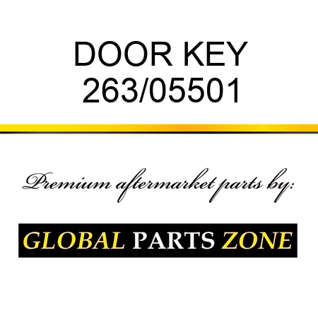 DOOR KEY 263/05501