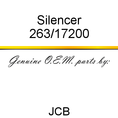 Silencer 263/17200