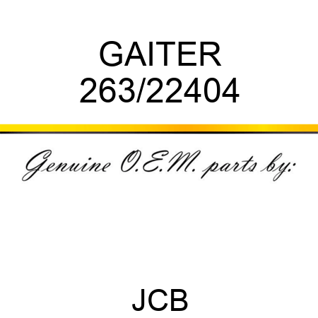 GAITER 263/22404
