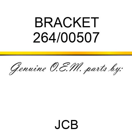 BRACKET 264/00507