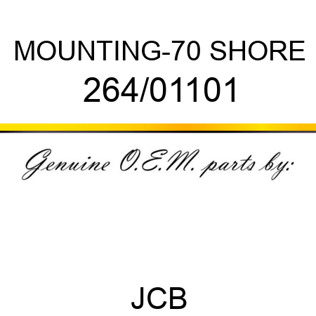 MOUNTING-70 SHORE 264/01101