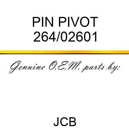 PIN PIVOT 264/02601