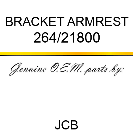 BRACKET ARMREST 264/21800