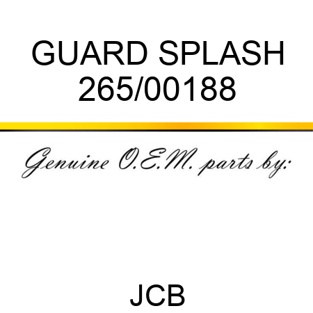 GUARD SPLASH 265/00188
