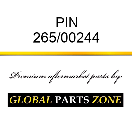 PIN 265/00244