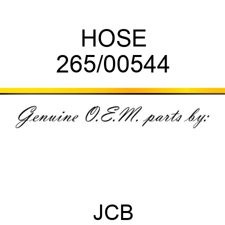 HOSE 265/00544
