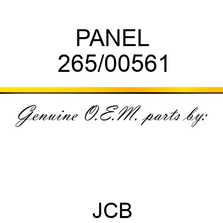 PANEL 265/00561