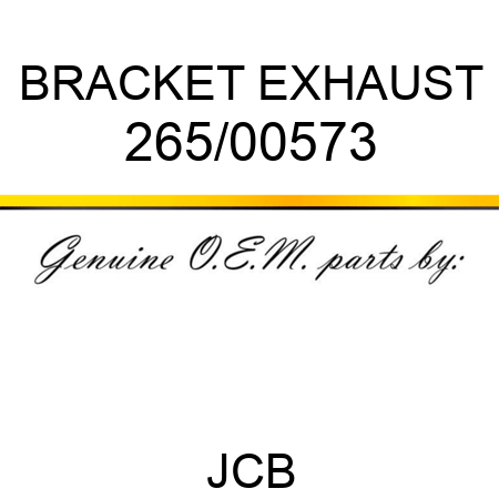 BRACKET EXHAUST 265/00573